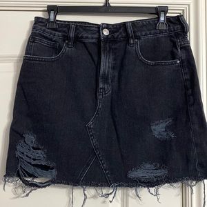 PacSun distressed mini skirt